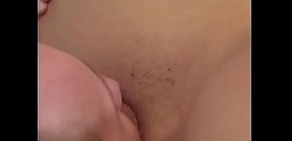  Cute olive skinned chick gets orgasm while riding hard white cock in huge bed